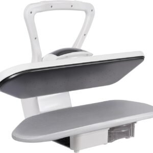 Machine à repasser 2200 W avec réservoir d'eau de 1 l, presse à repasser intelligente avec écran tactile, 5 programmes de tissu, vapeur de 120 g/min, temps de chauffe 3 min, fer à repasser pour