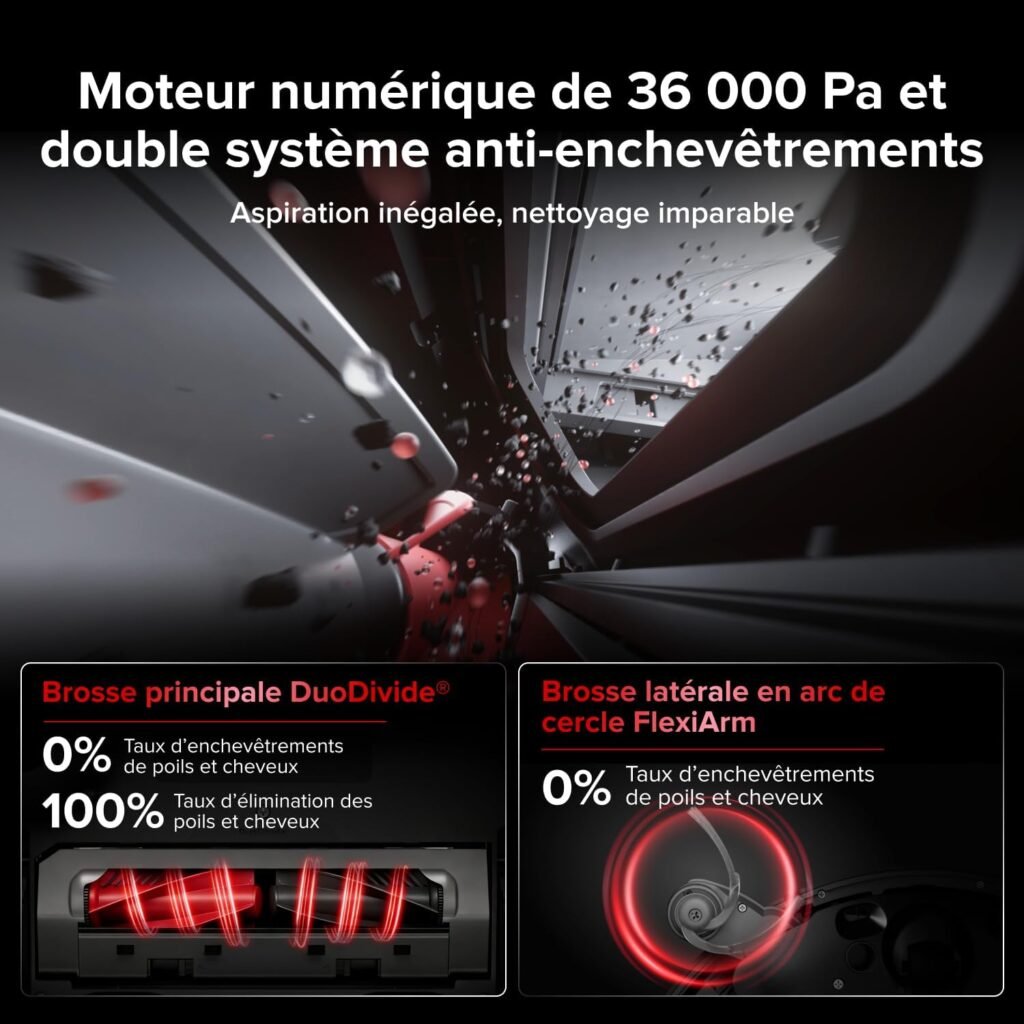 roborock Saros 20 Set Robot Aspirateur Laveur, Châssis AdaptiLift 3.0 - photo produit
