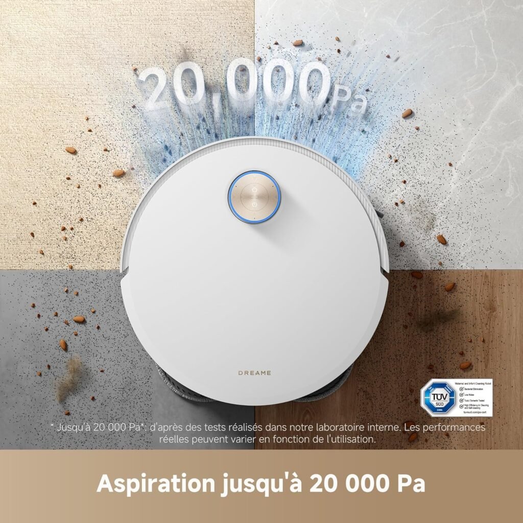 dreame X50 Ultra Complete Robot Aspirateur avec Station, 20 000 Pa - photo produit