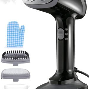 NTAYDZSW Fer à repasser vapeur portable de voyage 1800W, préchauffage 20s, réservoir 300ml amovible, arrêt automatique, débit vapeur 20g/min, défroisseur pour maison, voyage et bureau