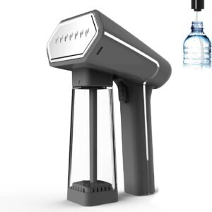 SteamOne Victor Steamer Défroisseur Portatif Noir 2000W - 140ml | Steamer Portatif Victor, 2000W, Réservoir 140ml, Ultra Compact, Prêt en 40s, Connecteur Bouteille Inclus, SN250MG-A