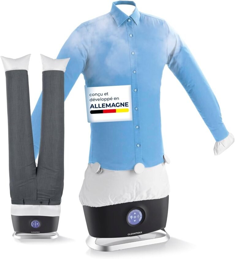 CLEANmaxx PRO STEAM, presse à repasser