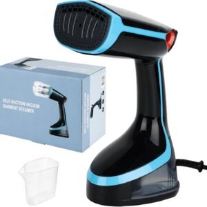 Défroisseur vapeur portable 1400 W, réservoir 350 ml | Puissance d'aspiration 4500 Pa, Fonction d'aspiration, Fer à repasser de voyage, Brosse
