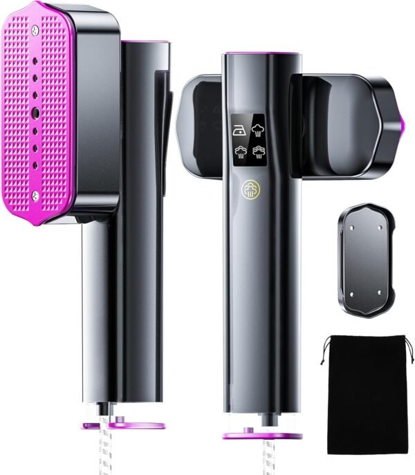 défroisseur vapeur 2-en-1 portable vertical TOPPLEE — prêt en 10 Minutes · 1300 Watts