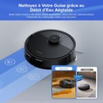 roborock Q7 L5+ Robot Aspirateur Laveur avec Station, 8000 Pa Aspiration | Vidange Automatique, Navigation LiDAR, 3 Niveaux d&rsquo;Eau, pour Poils d&rsquo;Animaux/Tapis, App