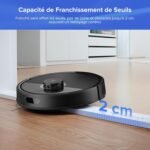 roborock Q7 L5+ Robot Aspirateur Laveur avec Station, 8000 Pa Aspiration | Vidange Automatique, Navigation LiDAR, 3 Niveaux d&rsquo;Eau, pour Poils d&rsquo;Animaux/Tapis, App