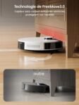 Lefant M2 Aspirateur Robot Laveur 6000Pa avec Cartographie Laser | Robot aspirateur laveur 2 en 1, Navigation dToF, Évitement PSD, Détection Tapis, Poils Animaux, APP/Alexa/WiFi, 160 Min