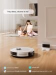 Lefant M2 Aspirateur Robot Laveur 6000Pa avec Cartographie Laser | Robot aspirateur laveur 2 en 1, Navigation dToF, Évitement PSD, Détection Tapis, Poils Animaux, APP/Alexa/WiFi, 160 Min