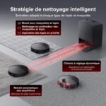 roborock Saros 20 Set Robot Aspirateur Laveur, Châssis AdaptiLift 3.0
