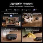 roborock Saros 20 Set Robot Aspirateur Laveur, Châssis AdaptiLift 3.0