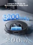 Laresar Clean Aspirateur Robot Laveur LiDAR, Aspiration 10 000 Pa